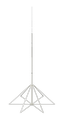 12 m air-termination rod with 6-legged air-termination rod stand